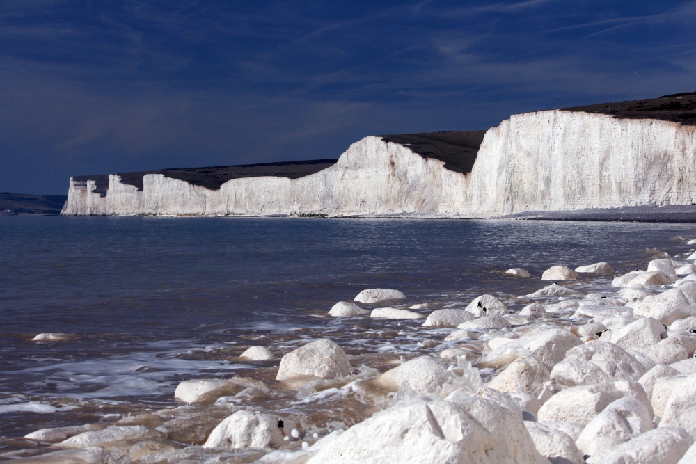Photograph of Chalk cliffs