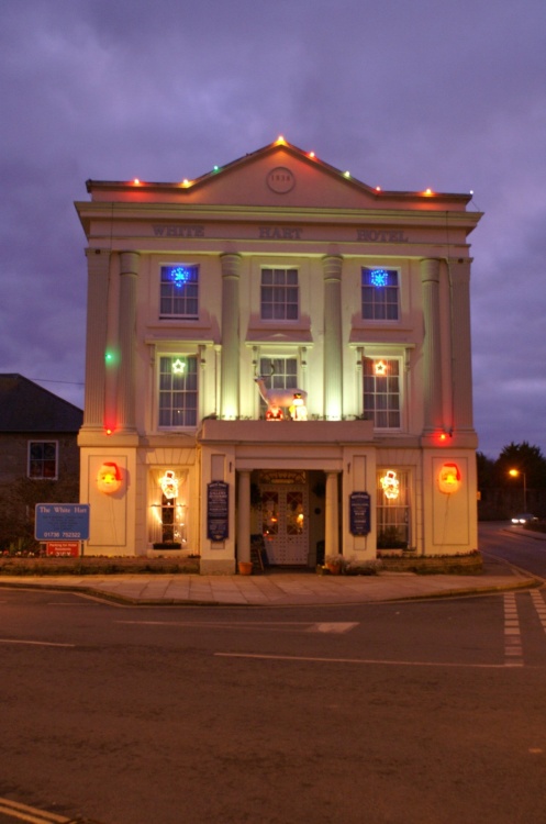 Hayle building before Christmas