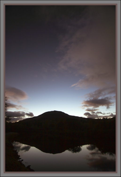 Sunset on the Caledonian Canal