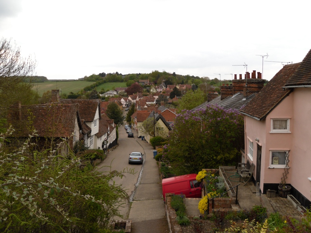 A view on the village of Kersey, Suffolk