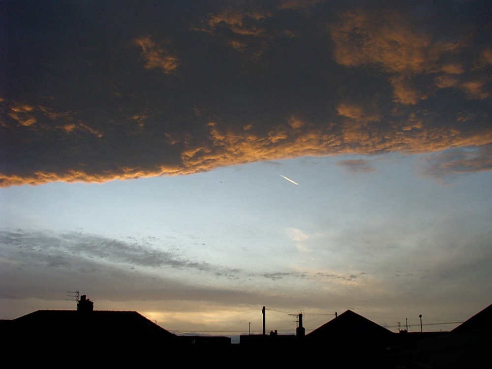 Evening sky at Cleveleys