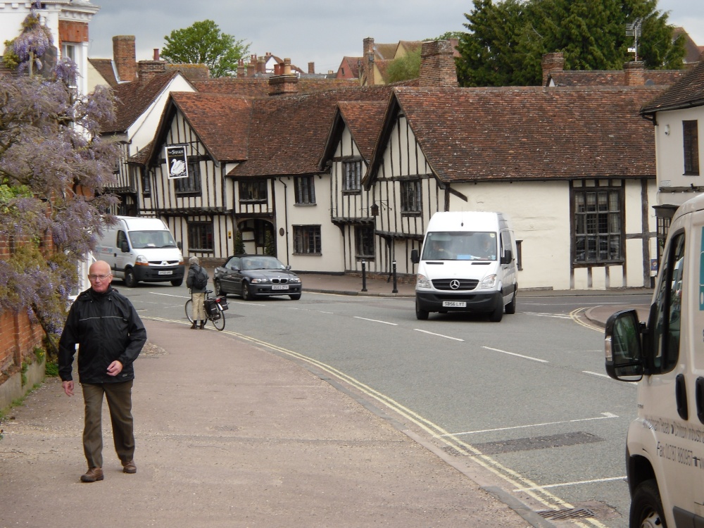 A picture of Lavenham, a beautiful town in Suffolk