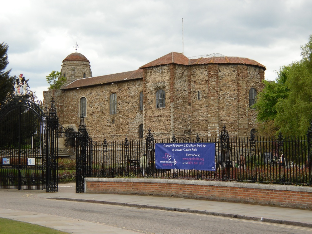 Early Norman castle in Colchester