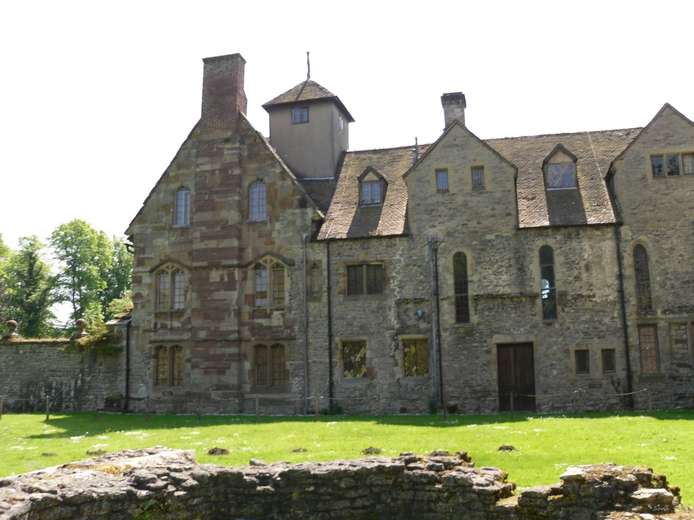 A private house near ruins of Wenlock Priory