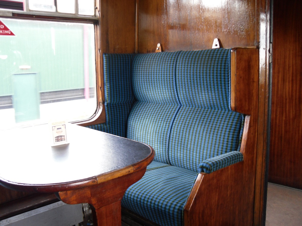 Bewdley, in a steam-engine train