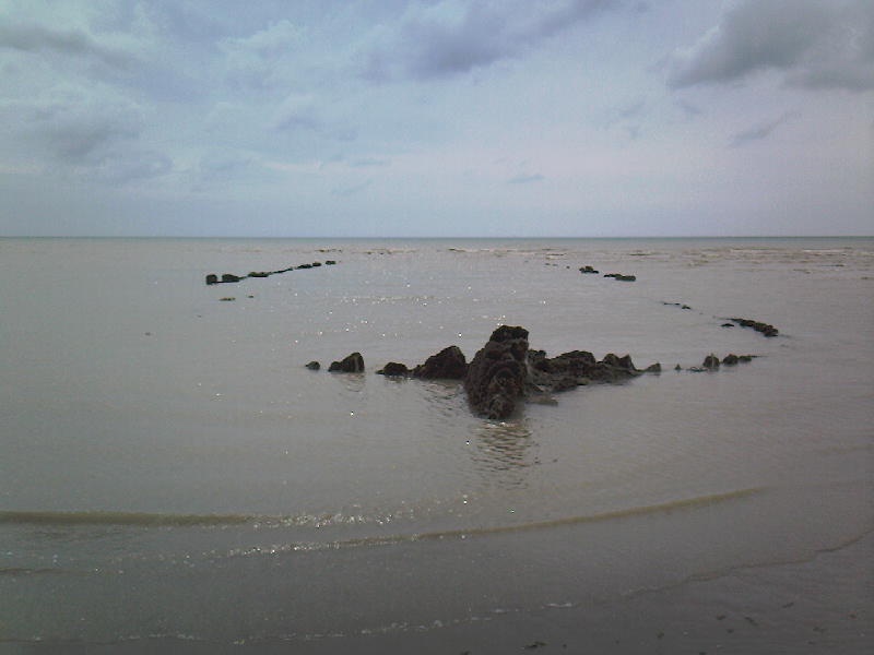 Wreck of the Amsterdam at Bulverhythe near Hastings