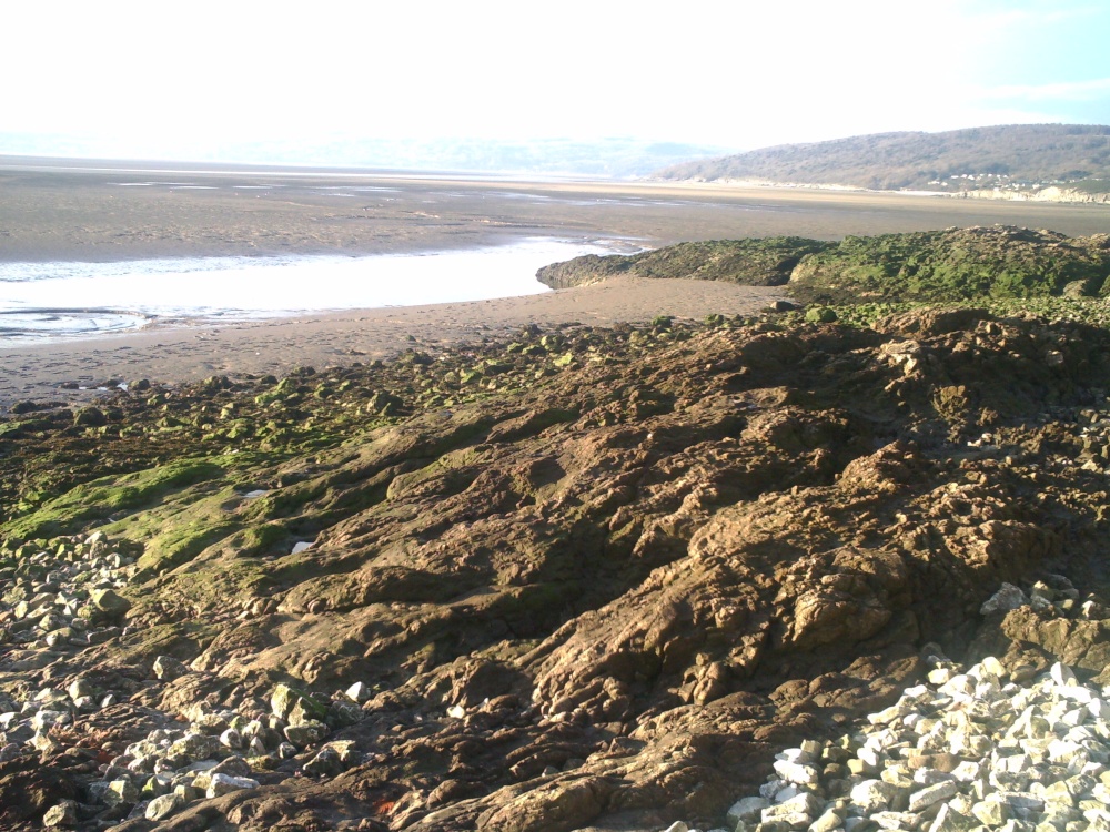 Brown rock formation