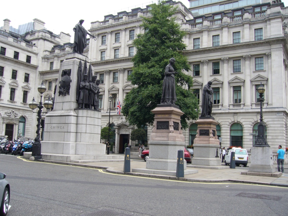 The Crimean war memorial in London, July 2010