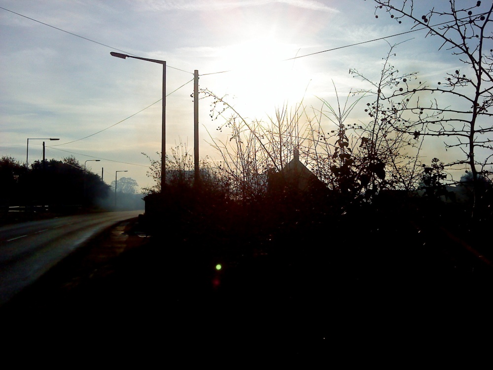 Mid morning on Jaywick Lane in November 2010