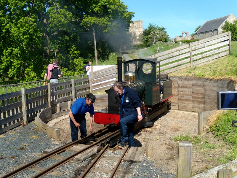 Photograph of Etal Castle train