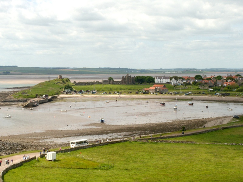 Lindisfarne Priory from Castle