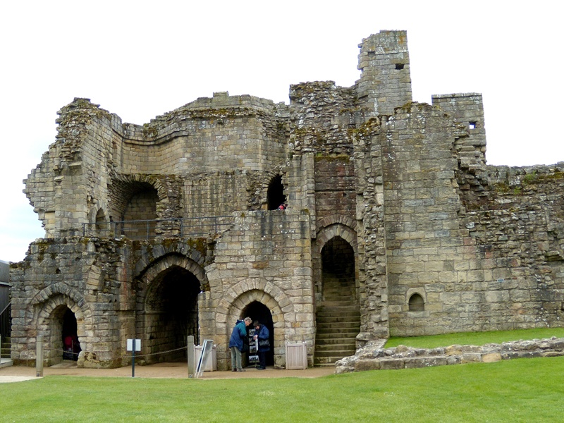 Warkworth Castle Gatehouse inside view