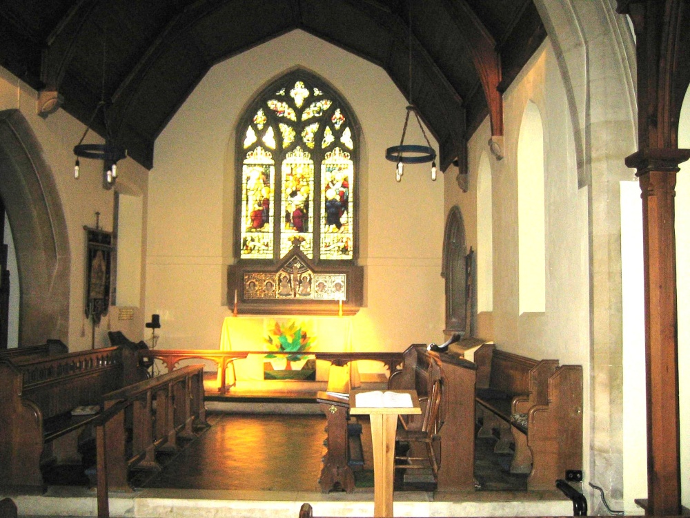 Photograph of Inside Bladon Church