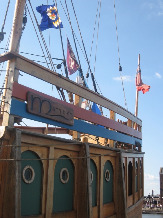 Tall Ship Matthew,  Close-Up