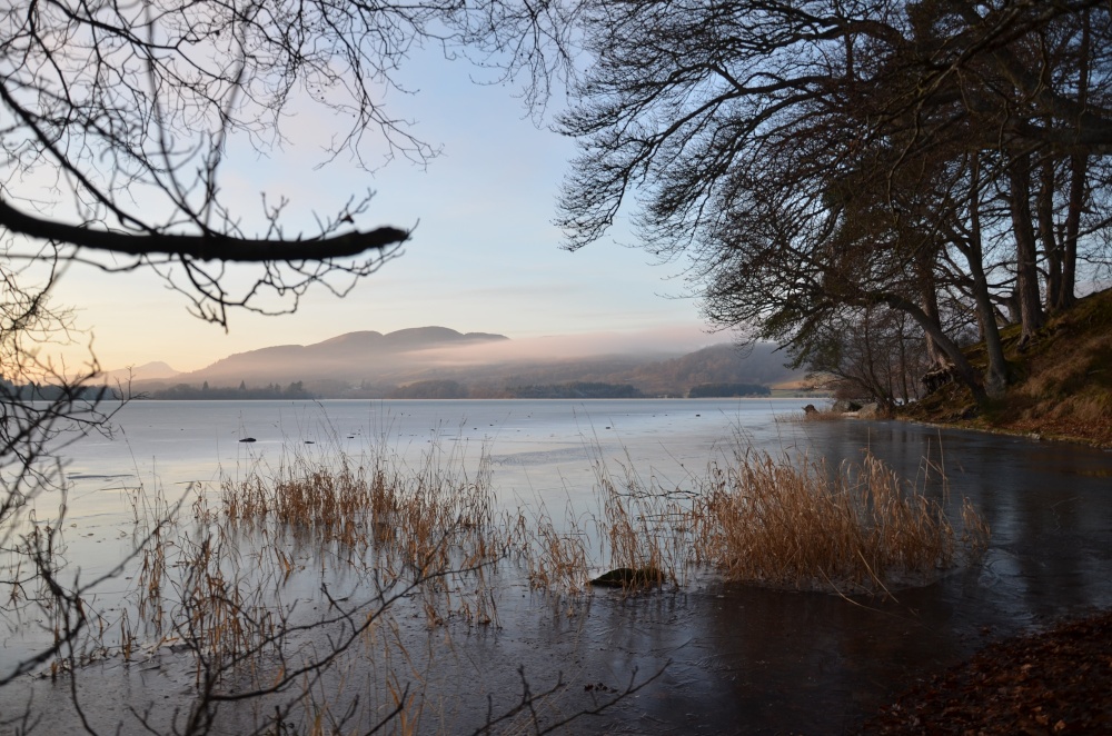 Photograph of Sunset over the Loch, Stirling