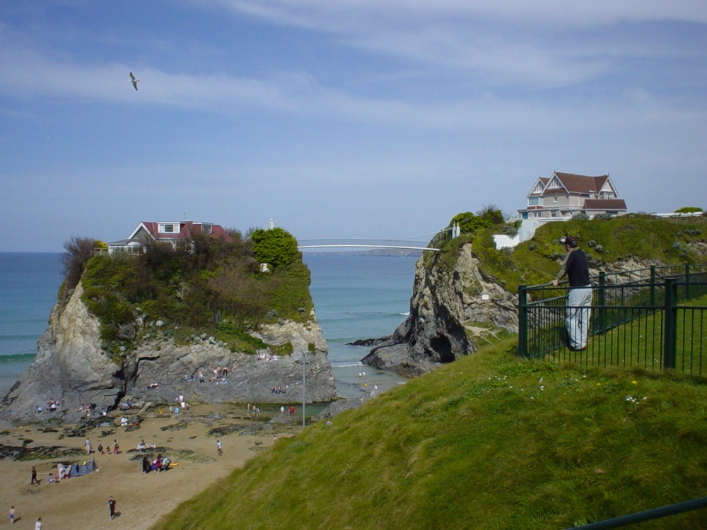 Out on a limb, Newquay beach