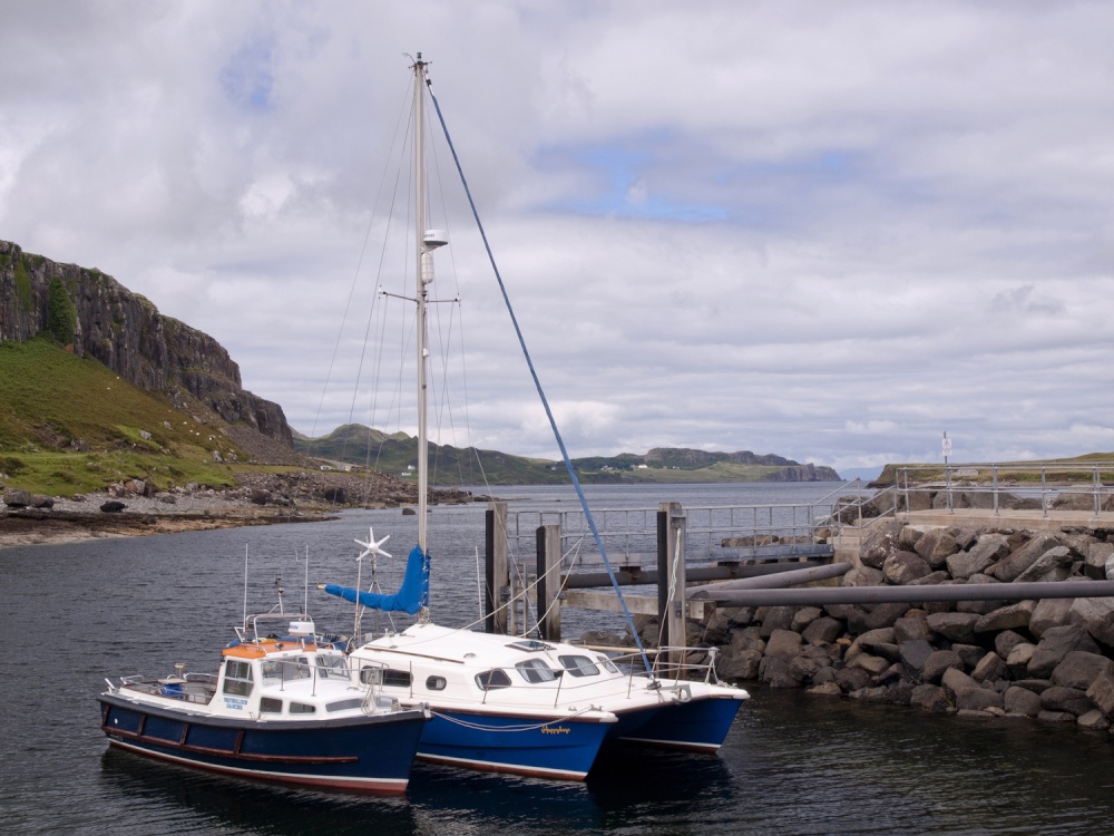 Boats in Staffin Bay