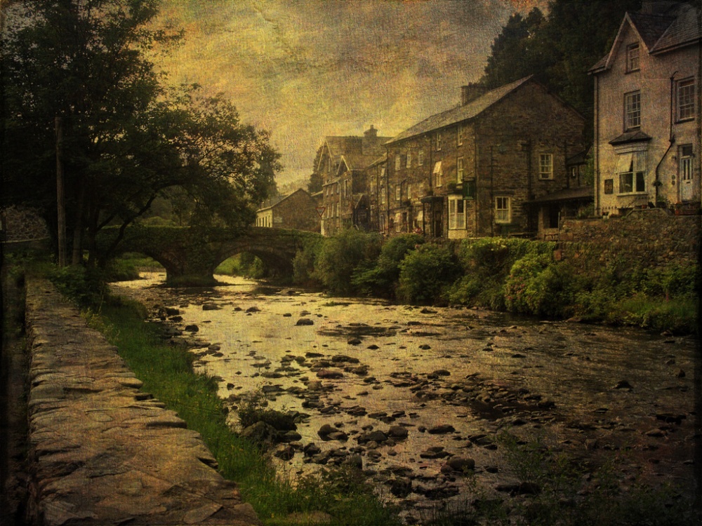 Beddgelert Bridge striding the River Glaslyn