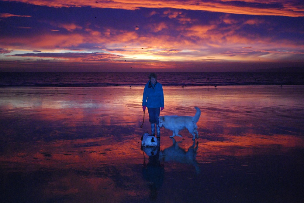 Sunrise in Filey February 2011.