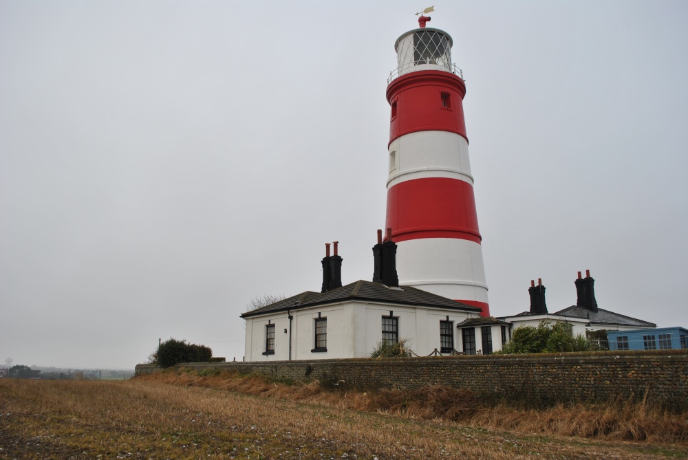 Happisburgh Lighthouse in winter