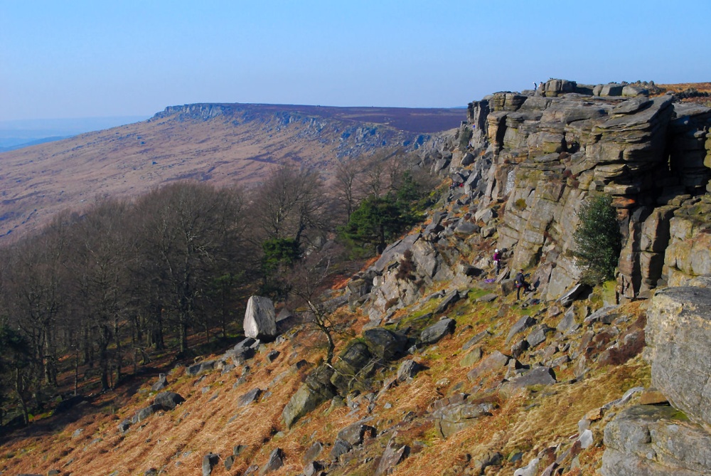Stanage Edge, The Peak District photo by Kevin Tebbutt