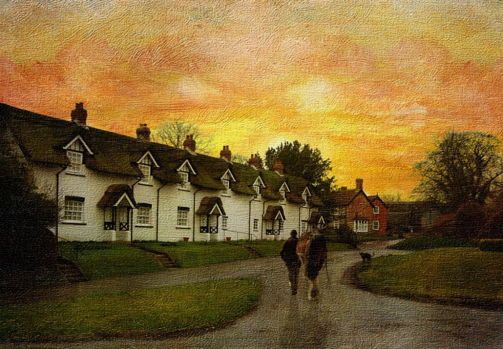 Photograph of Warter village