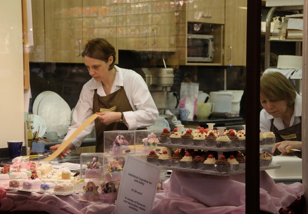 Cake Shop, Covered Market, Oxford, Oxon.