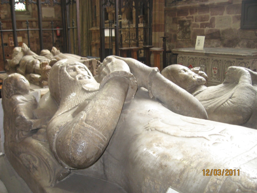 Tomb inside the church