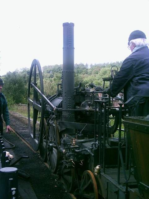 Blists Hill Victorian Town - R. Trevithick First Locomotive - August 2010