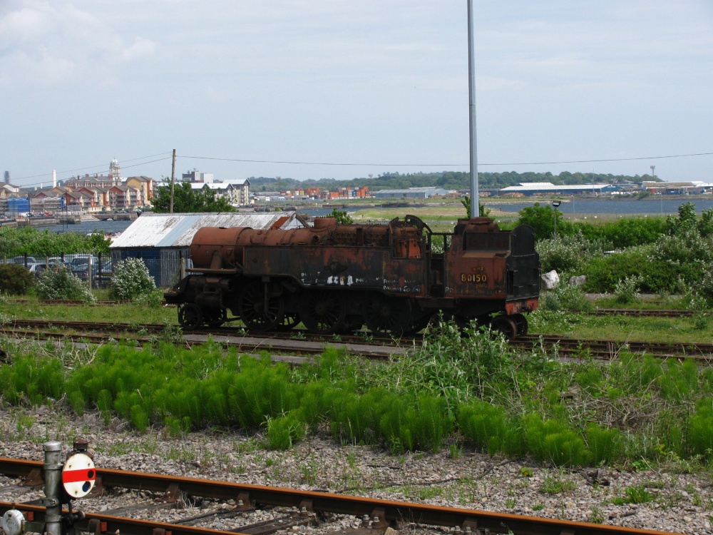 Photograph of Rusty Steam Train