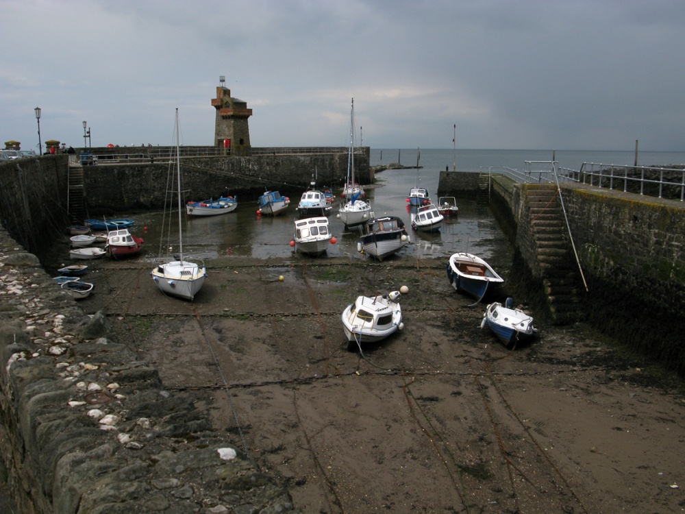 Lynmouth harbour – Low tide