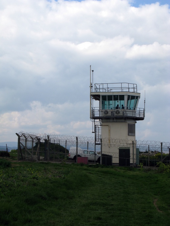 Royal Navy Control ower near Lilstock