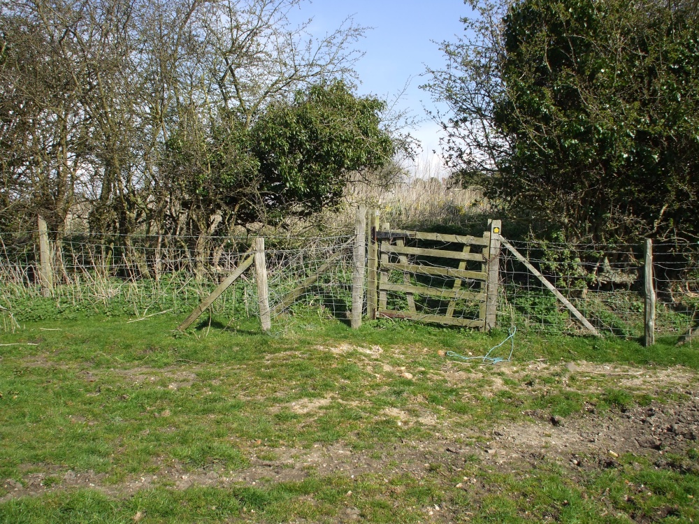 Photograph of Gate to the church site