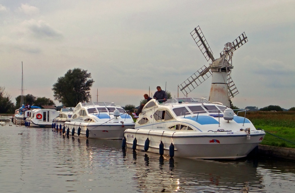 Photograph of Thurne Dyke and Mill, Norfolk