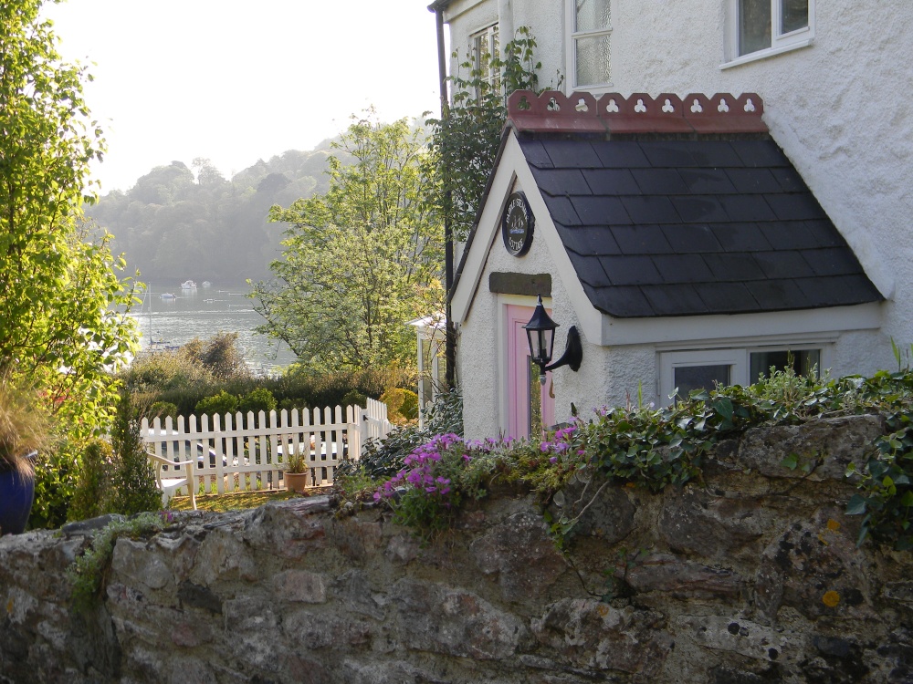 Photograph of A peek at the River Dart