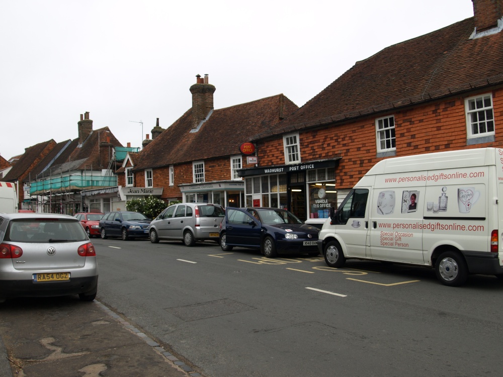 Photograph of The Post Office, Carillon Cottage and Jean-Marie, High Street