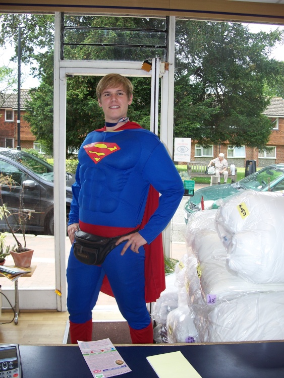 SUPERMAN CLEANS UP IN GREAT BOOKHAM