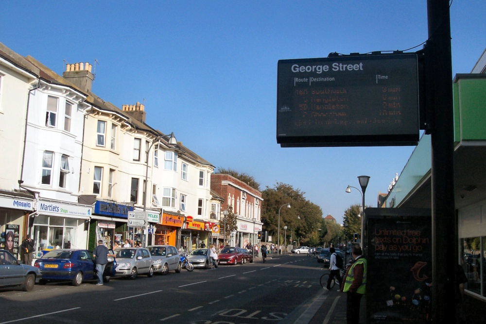 Photograph of Blatchington Road.