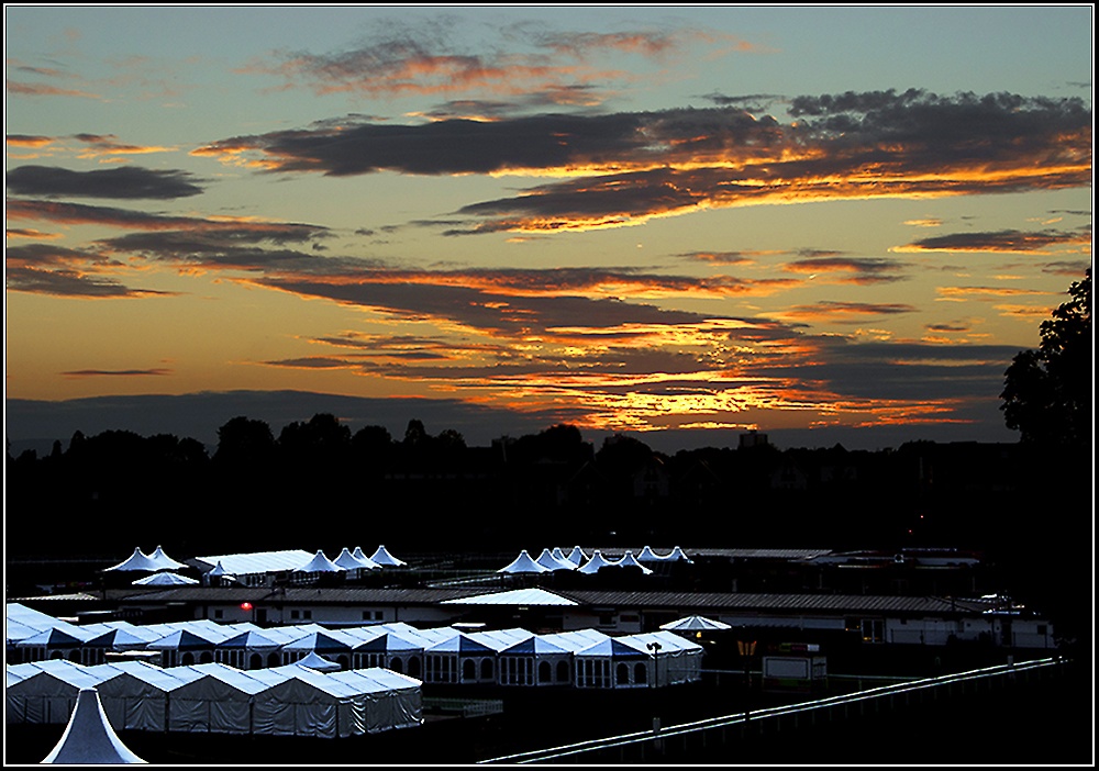 Photograph of Racecourse Sunset.