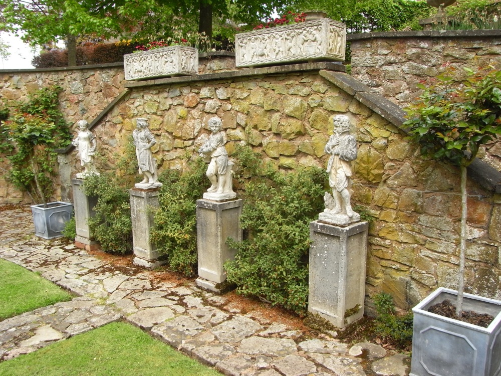 Feature in gardens at Brobury House photo by Anthony Ladds