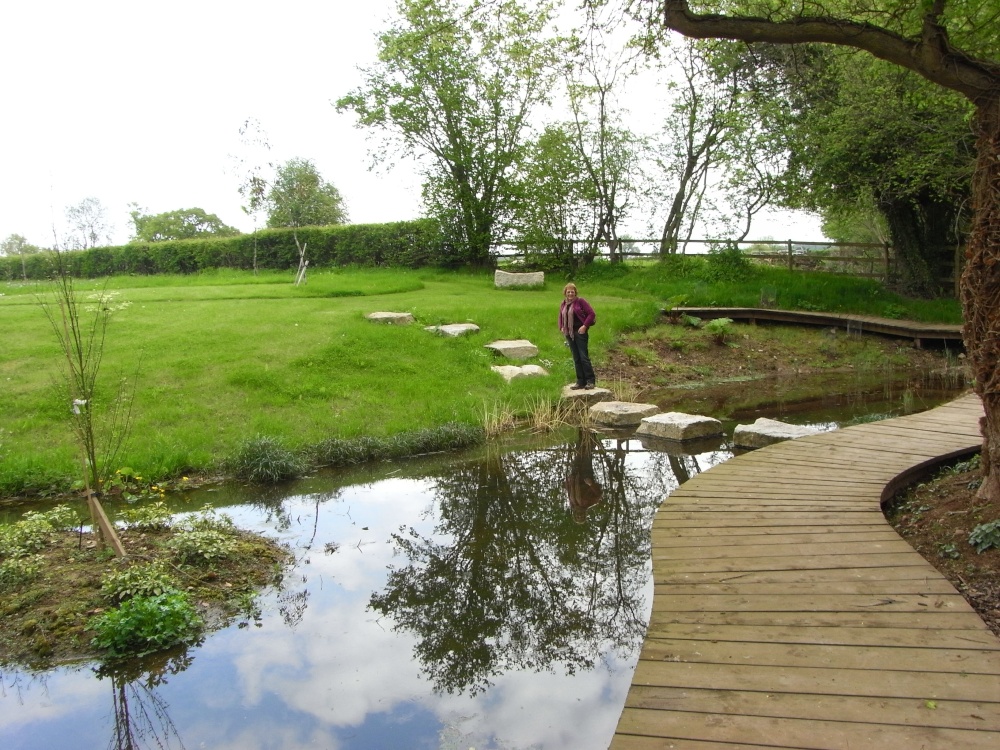 New part of the gardens at Brobury House photo by Anthony Ladds