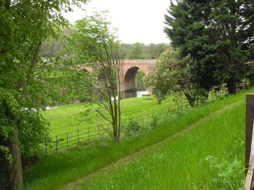 River bridge as seen from Brobury House Gardens