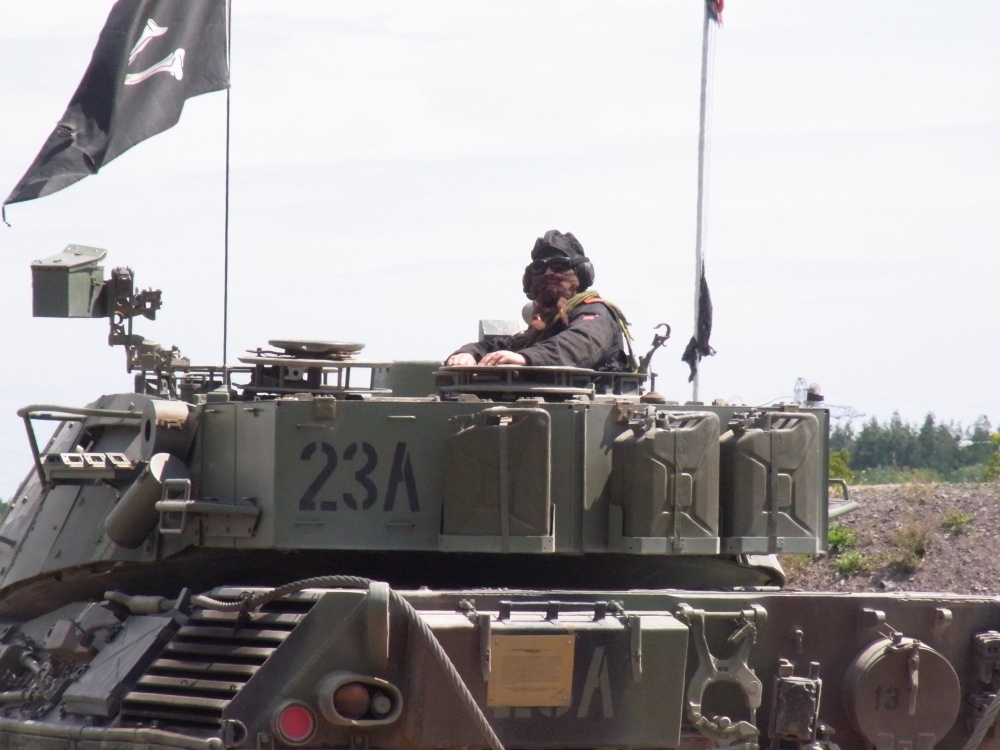 Bovington Camp Tank display