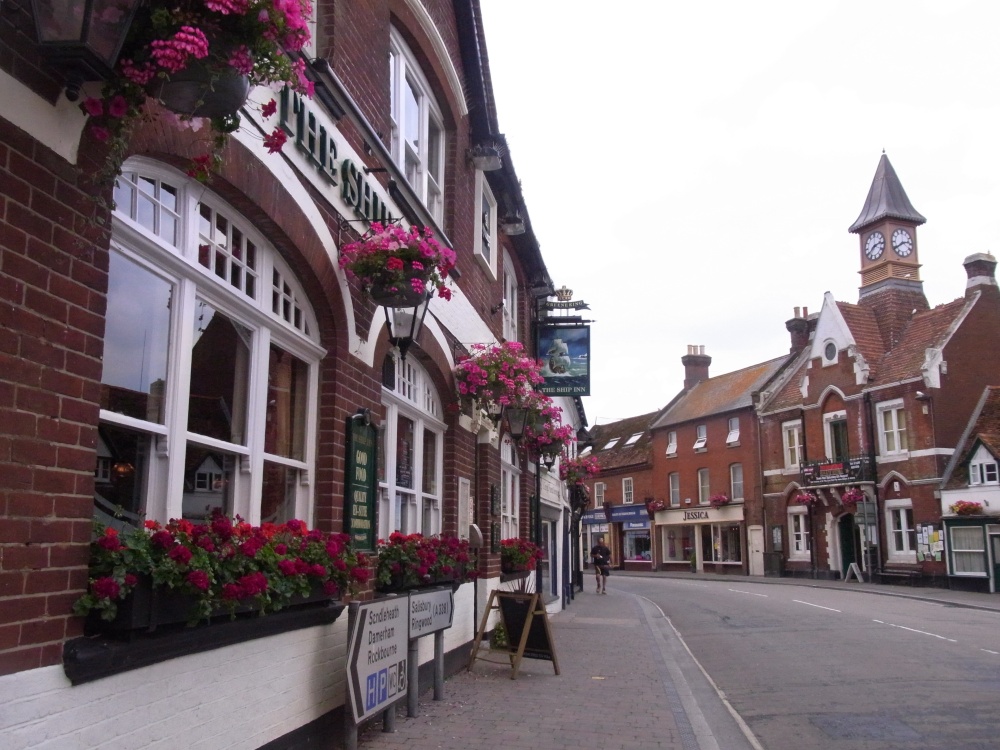 Part of the High St, Fordingbridge