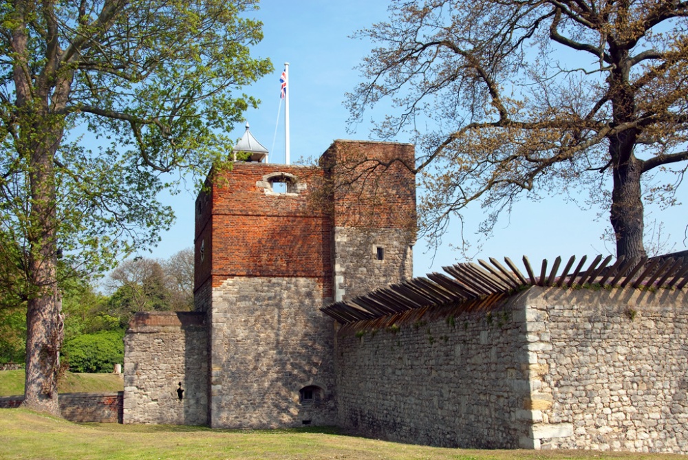 Upnor Castle walls