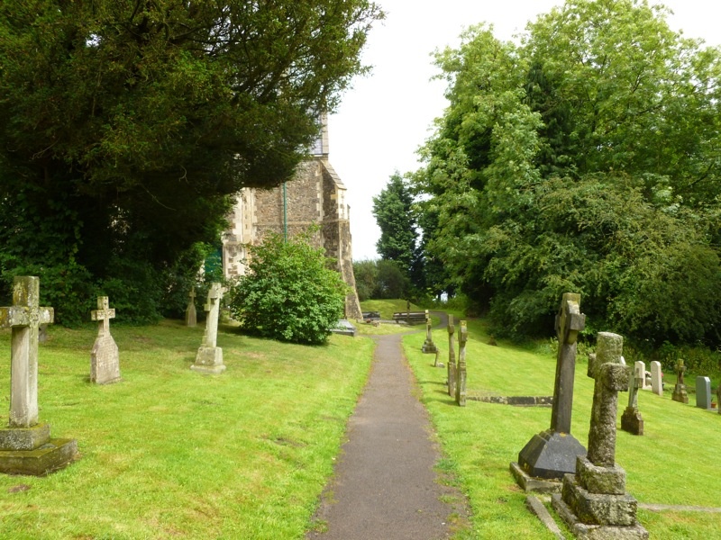 Photograph of Cemetery where Elgar is buried.