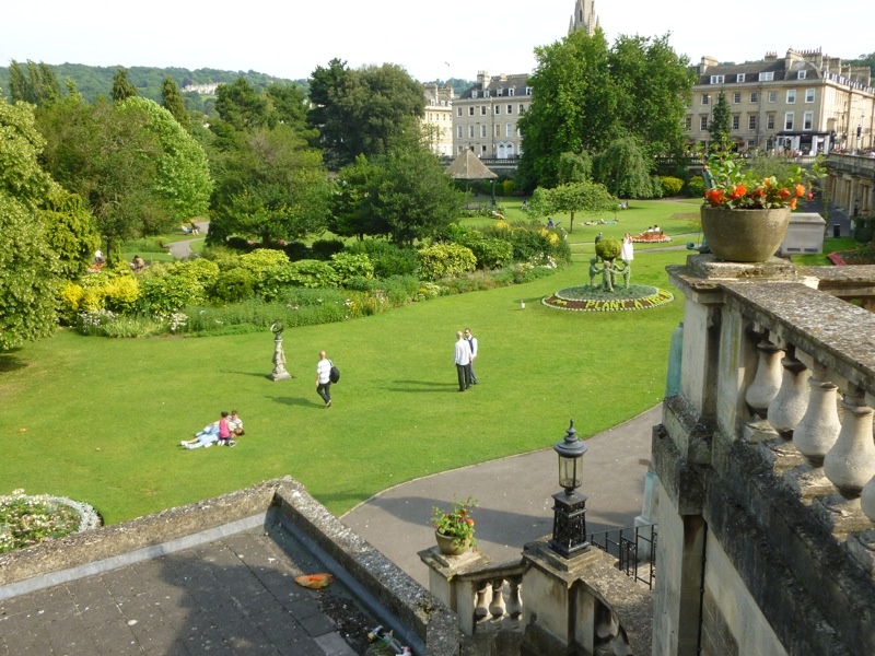 Park by the river, Bath