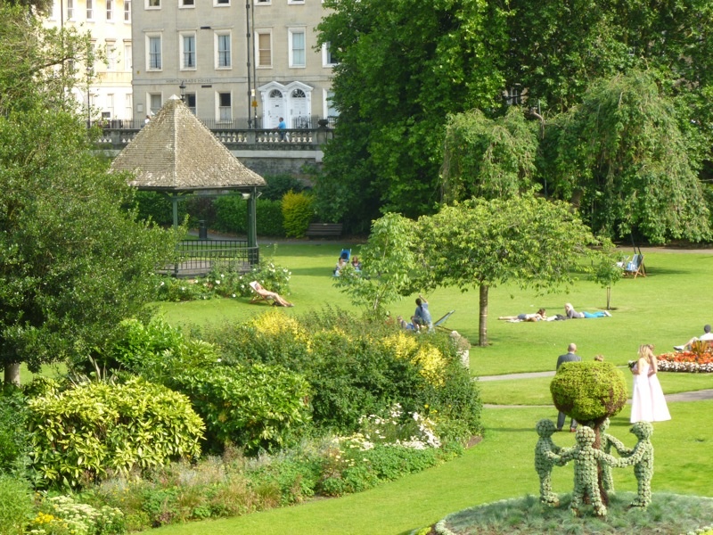 Park by the river, Bath