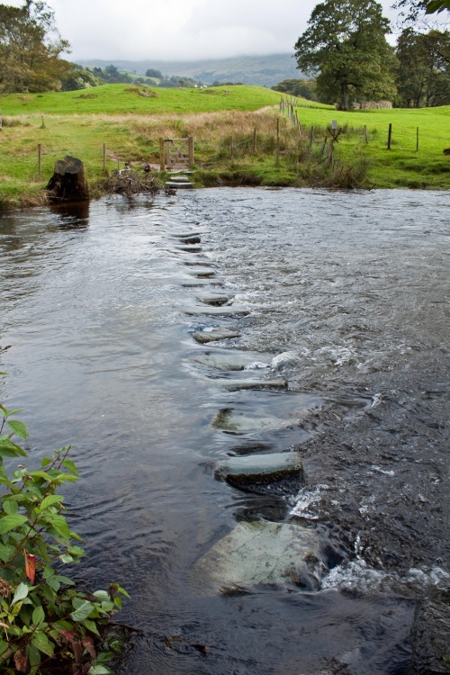 River Rothay stepping stones