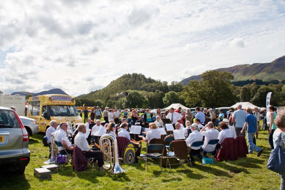 Entertaining the crowd